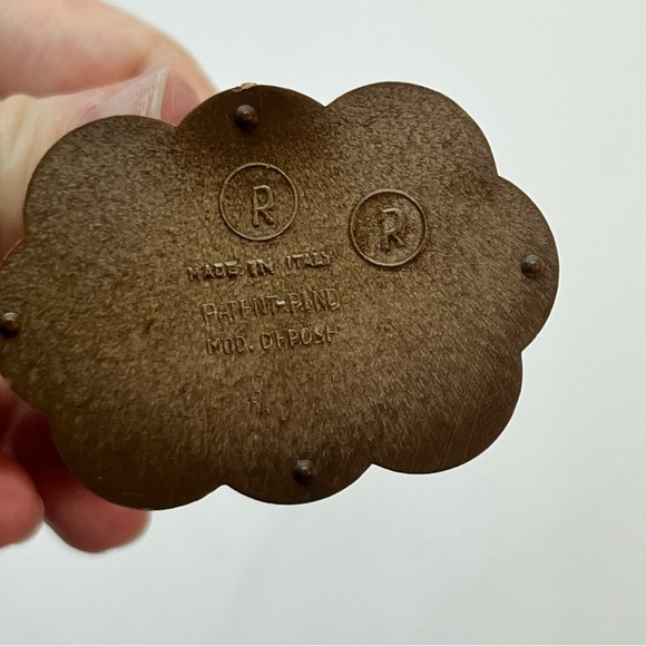 vintage hard plasitc nativity set figurine angel baby jesus made in italy mcm 3” - Picture 4 of 7